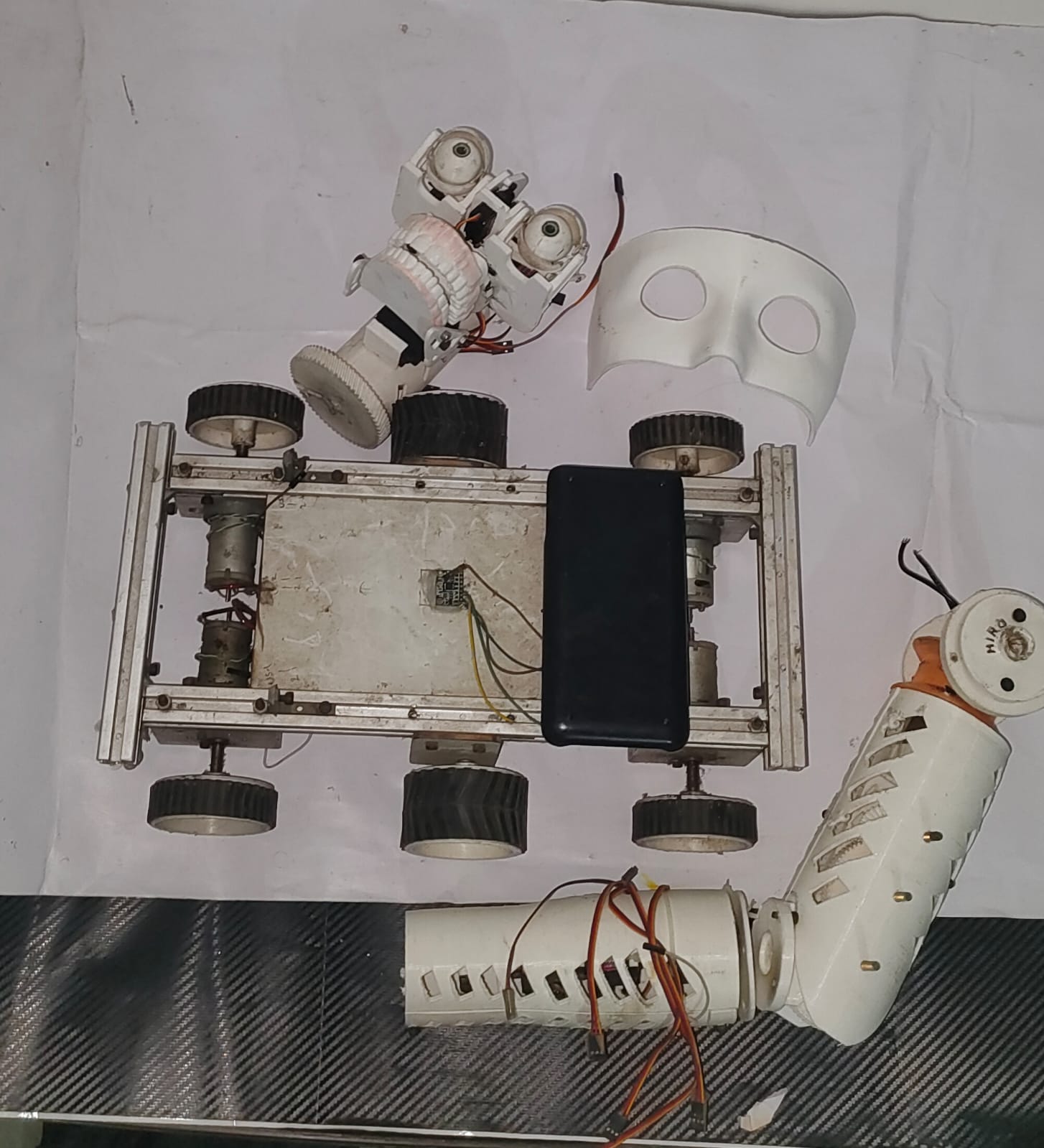 Animatronic robot parts